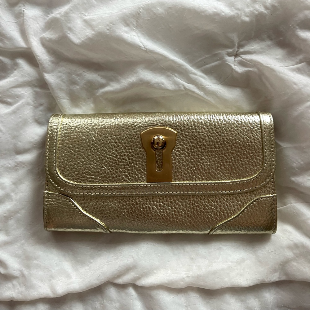 Me Char Lamb Skin Textured Wallet